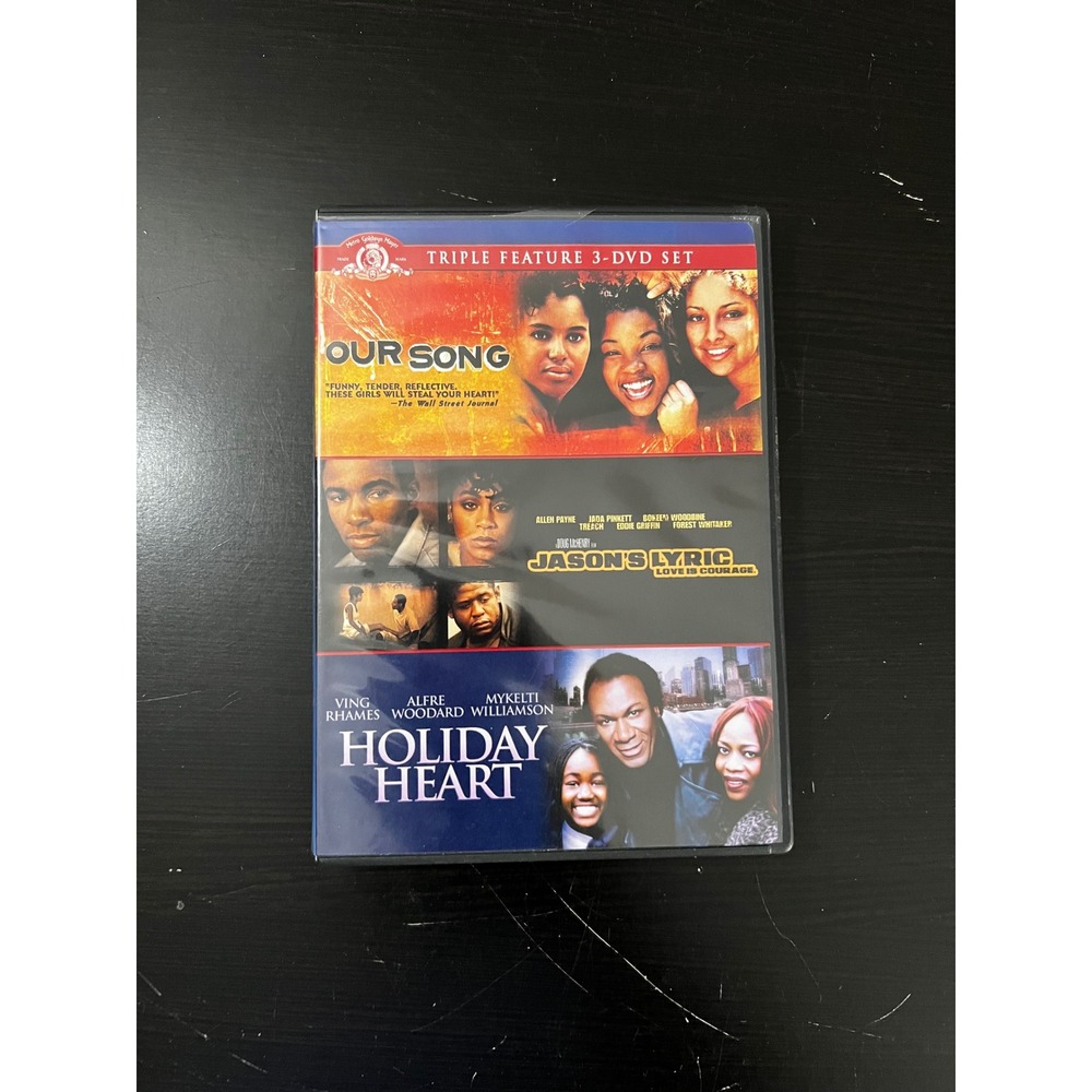 MGM Triple Feature DVD Our Song Jasons Lyric Holiday Heart 3-Disc Set